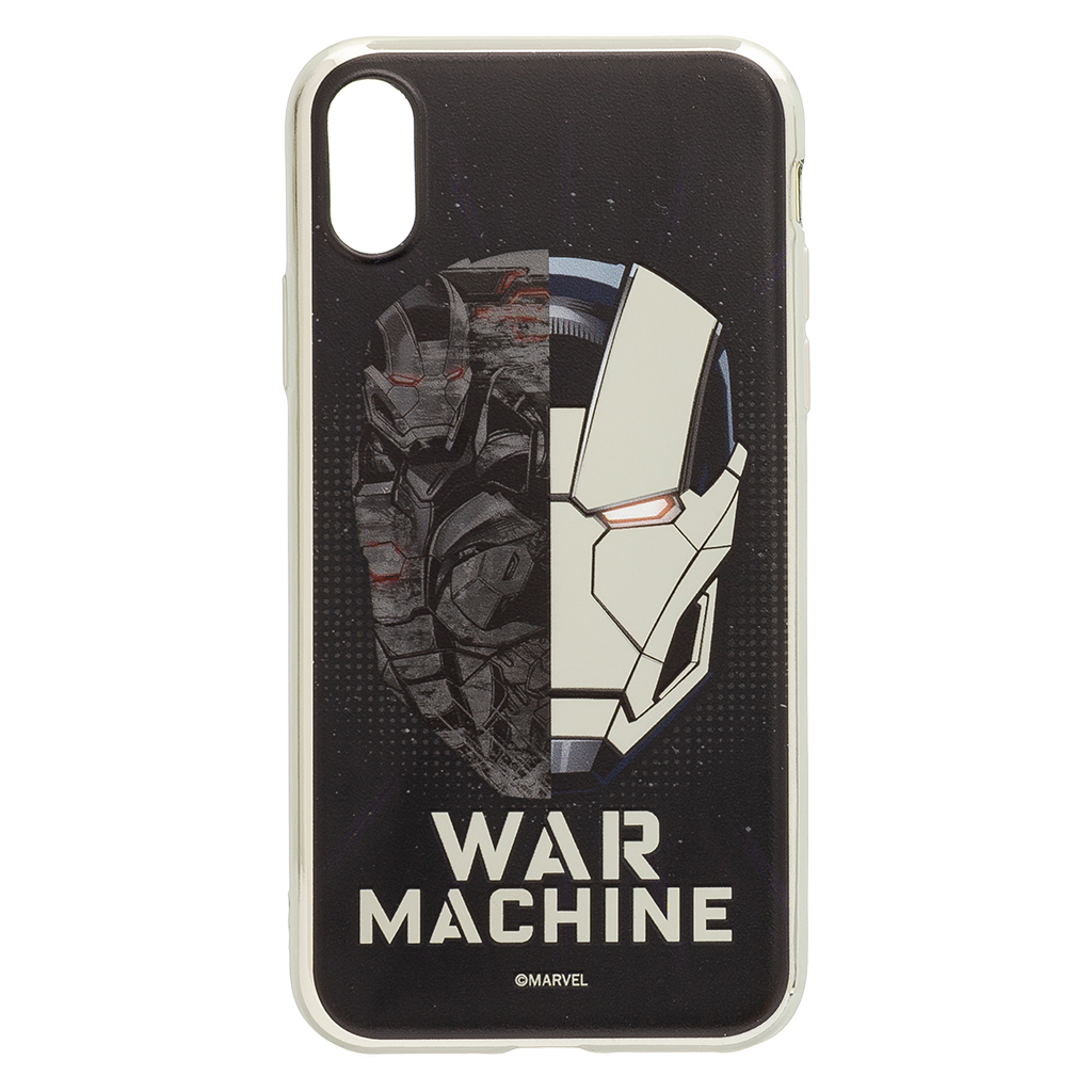 Zadní kryt Iron Man War 001 pro Apple iPhone X, silver