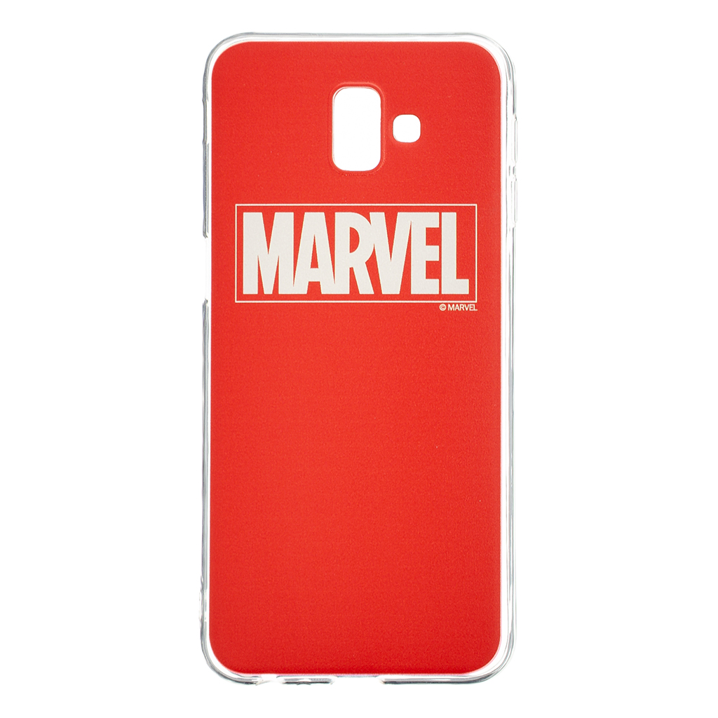Zadní kryt Marvel 002 pro Samsung Galaxy J6+, red