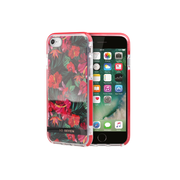 Zadní kryt SoSeven Hawai Rugged Blossom pro Apple iPhone 6/6S/7/8, White Cherry