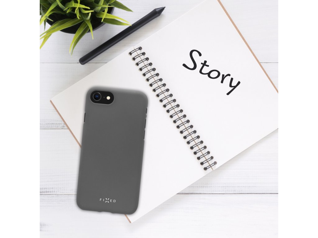 Zadní kryt FIXED Story pro Huawei Y5 (2018), šedá