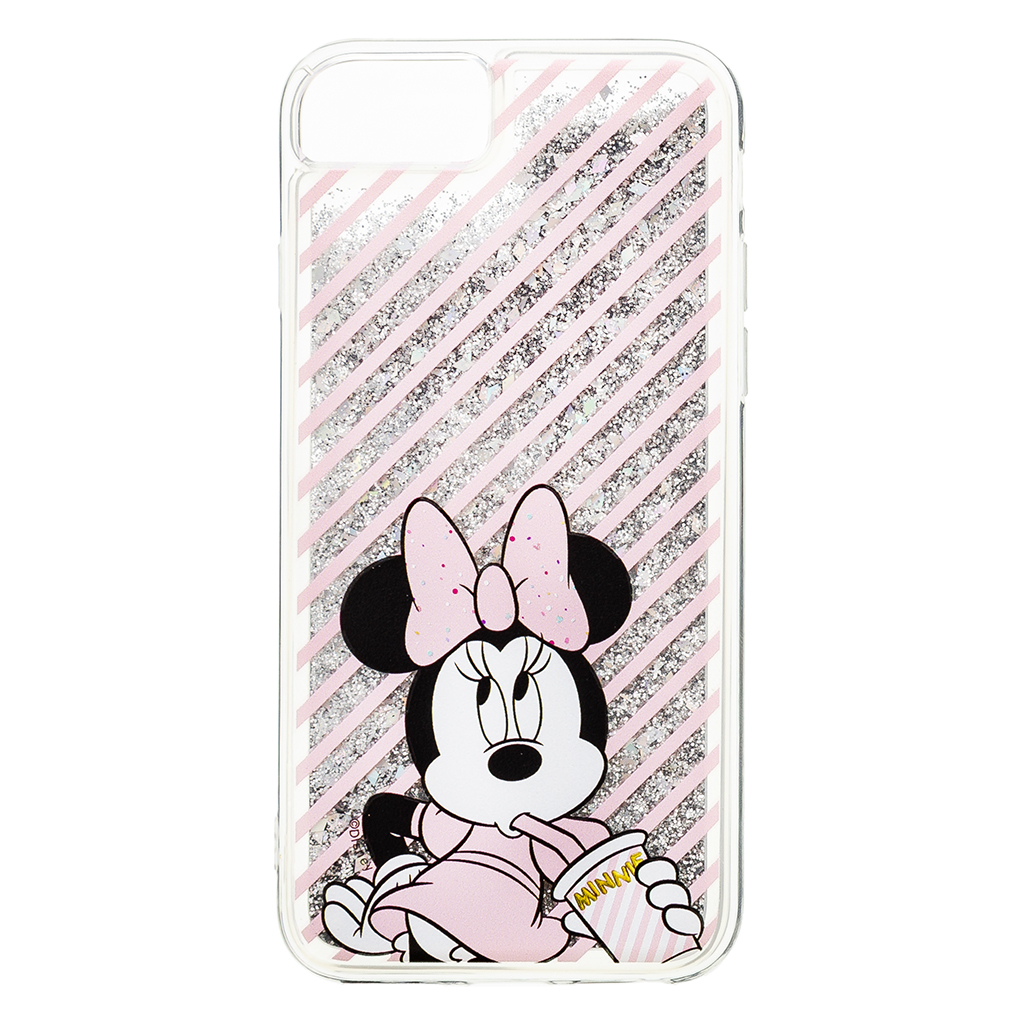 Zadni kryt Disney Minnie 017 pro Apple iPhone 6/7/8, silver glitter