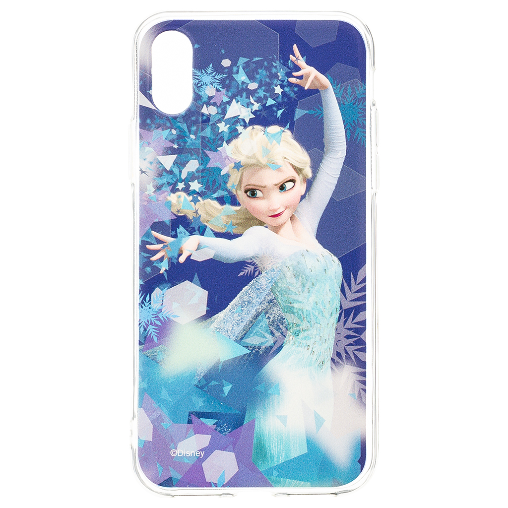 Zadni kryt Disney Elsa 011 pro Apple iPhone X, blue