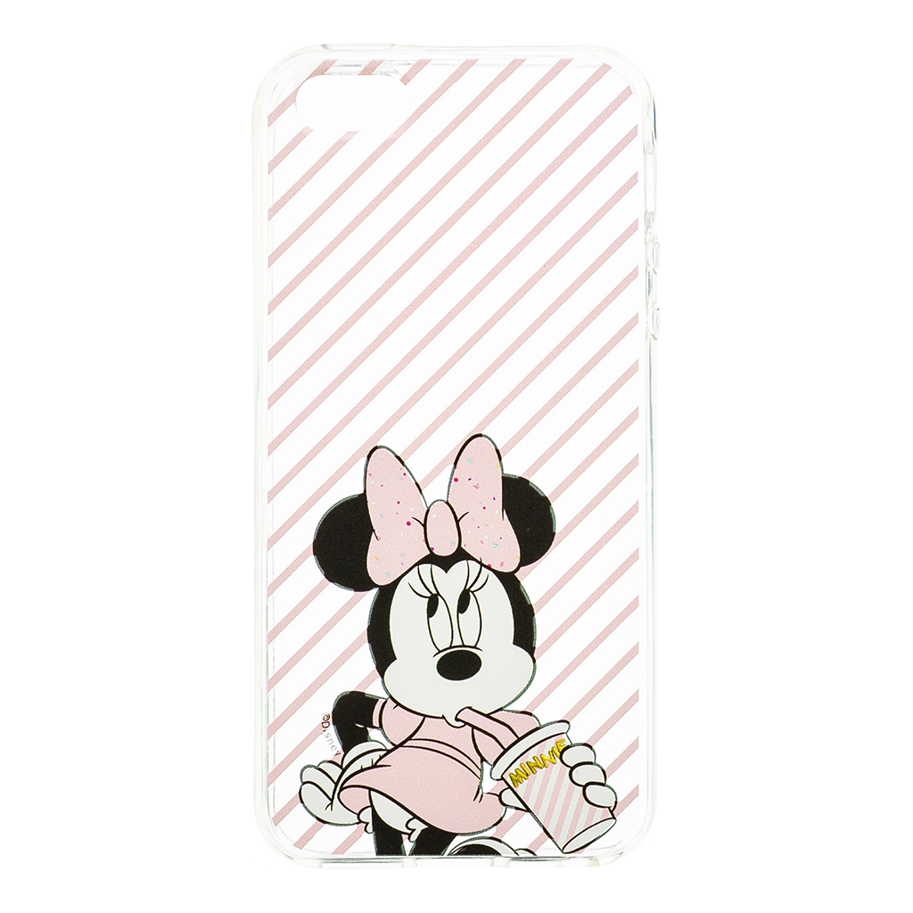 Zadni kryt Disney Minnie 017 pro Apple iPhone 5/5S/SE, transparent