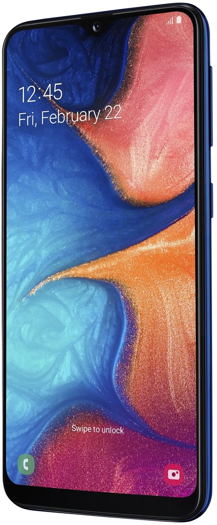 Samsung Galaxy A20e modrá