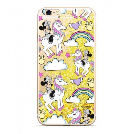 Zadni kryt Disney Minnie 037 pro Apple iPhone 7/8, gold glitter