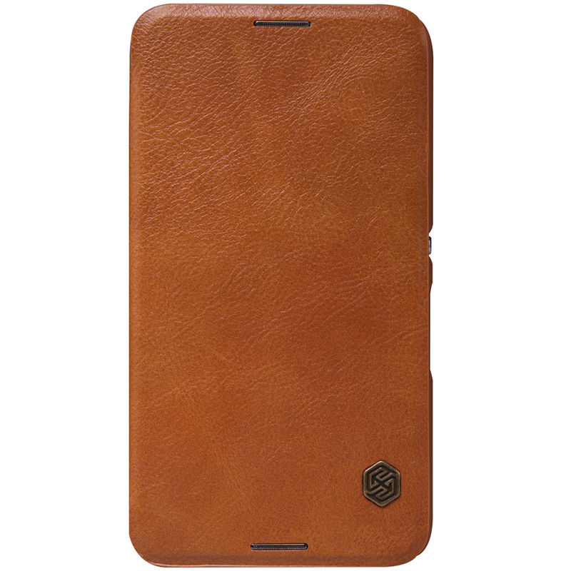 Flipové pouzdro Nillkin Qin Book pro Samsung Galaxy A40, brown