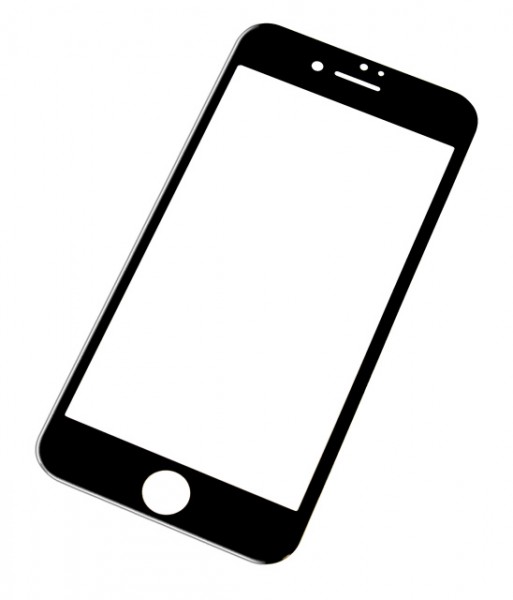 Tvrdené sklo CARBON FIBER GLASS pre Apple iPhone 7/8, Black