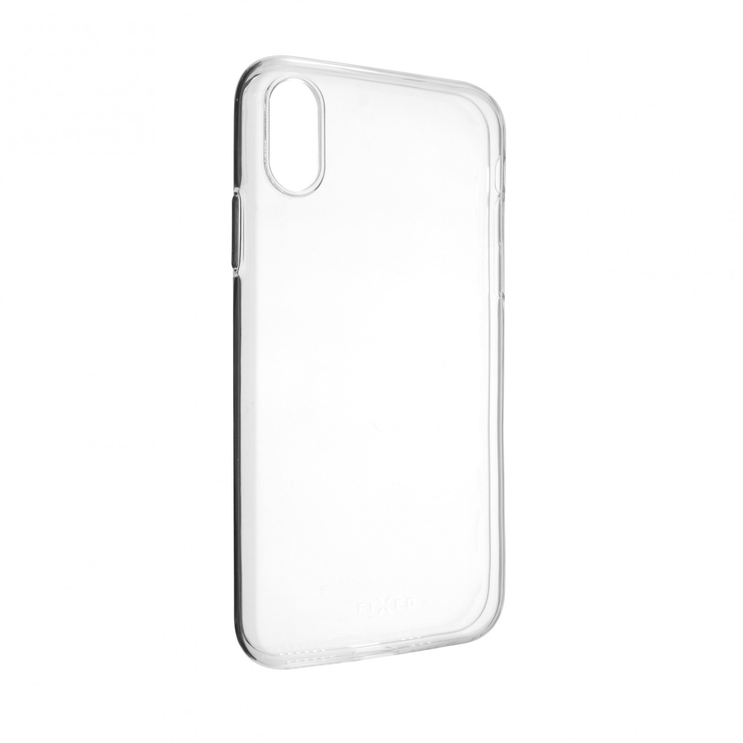 Ultratenké silikonové pouzdro FIXED Skin pro Apple iPhone XS, transparentní