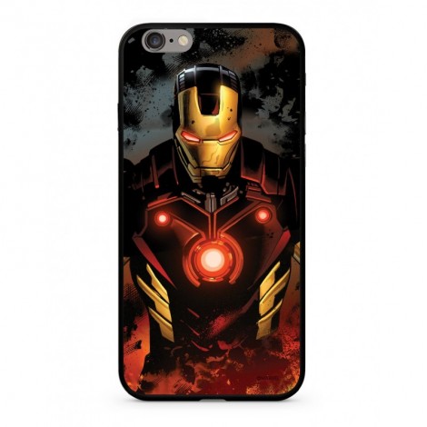 Zadní kryt Marvel Iron Man 023 Premium Glass pro Samsung Galaxy S9, multicolored