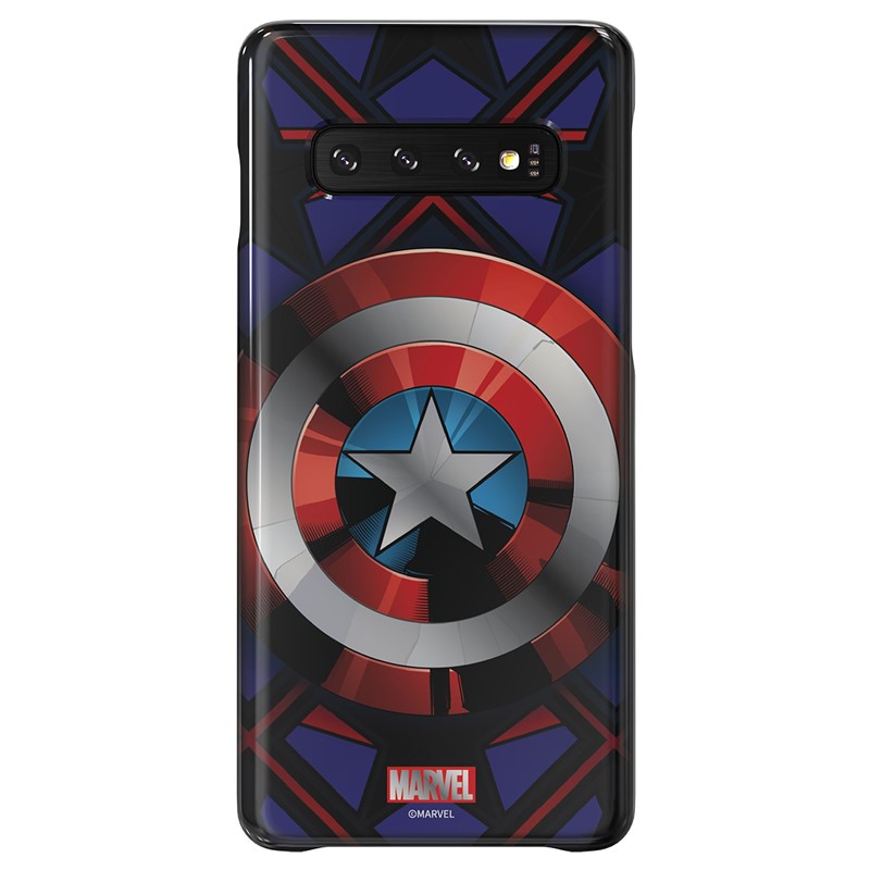 Zadní kryt Marvel Captain America x Galaxy Friends Samsung Galaxy S10