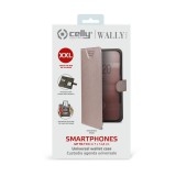 CELLY Wally One univerzální flipové pouzdro velikost XXL pro 5.0" - 5.5", růžové