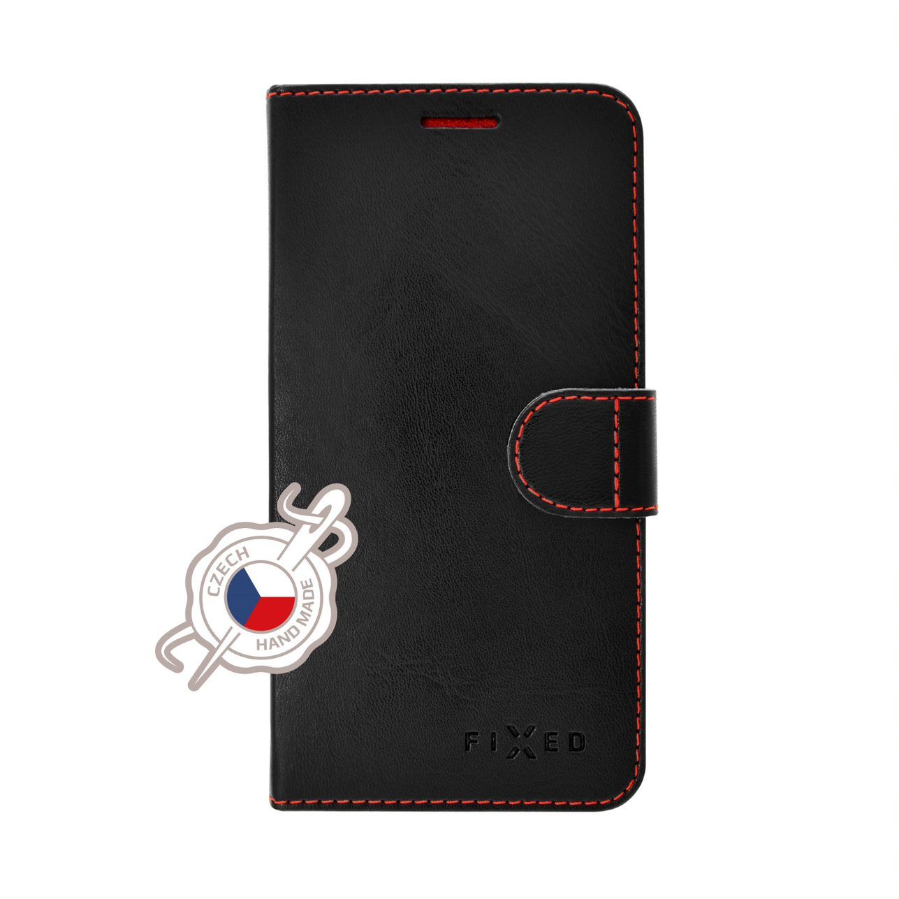 FIXED FIT flipové pouzdro pro Xiaomi Redmi Note 6 Pro, černé