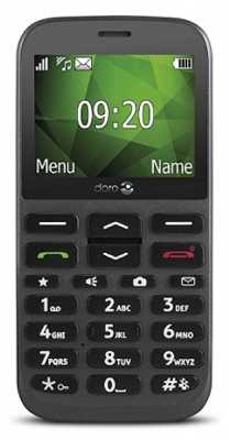 Doro 1370 SingleSIM gsm tel. Graphite