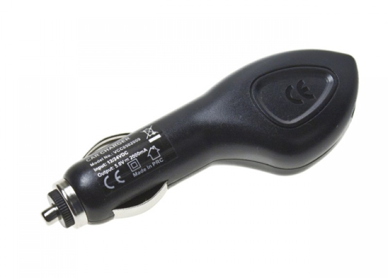 Nabíjačka do auta s USB výstupom 5V / 2A, Black
