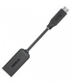 Adaptér 2mm - microUSB k nabíjačkám, Black