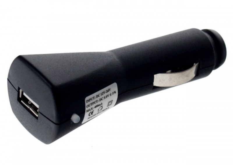 Nabíjačka do auta s USB výstupom 5V, Black