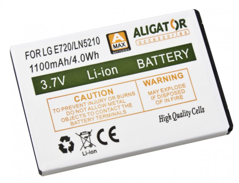 Batérie Aligator pre LG Optimus Chic, Li-ION 1100 mAh, nahrádza LGIP-401N