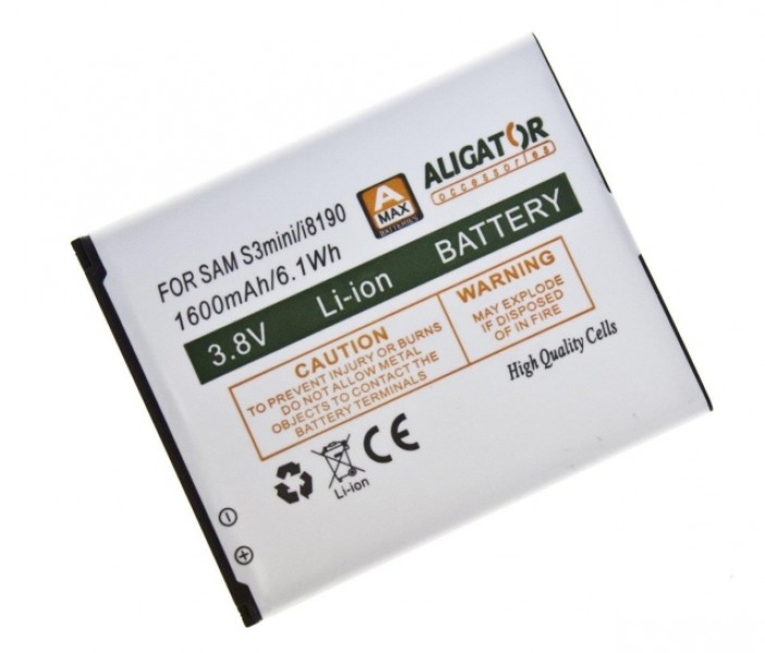 Batéria ALIGATOR pre Samsung Galaxy S3 Mini, Li-ION 1600 mAh, nahrádza EB-F1M7FLU