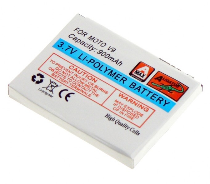 Batérie Aligator pre Motorola V9, Li-POL 900 mAh, kompatibilné, nahrádza BX50