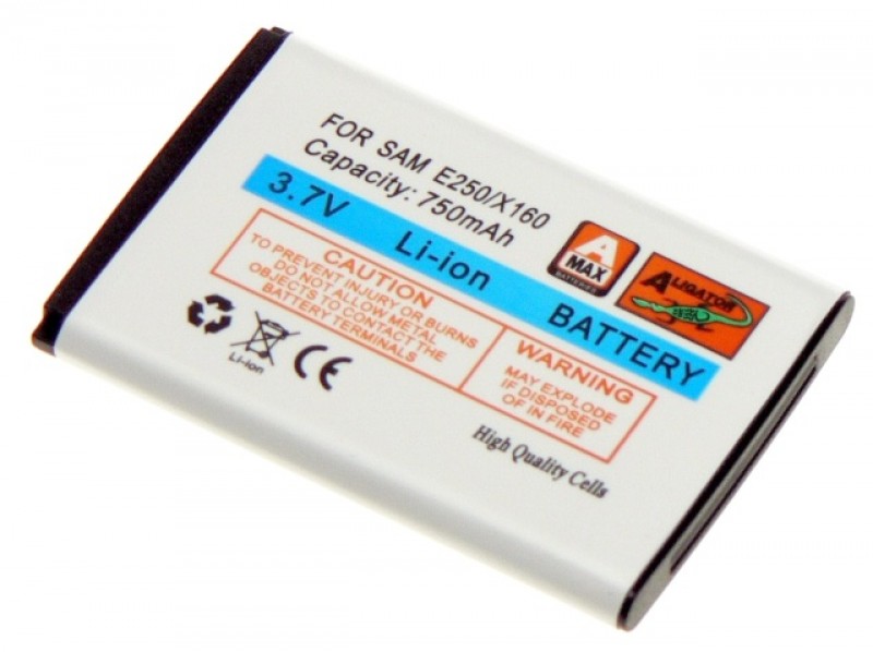 Batéria Aligator pre Samsung Galaxy SGH-E250 / 900 / X150 / 160/200, C140, Li-Ion, 750 mAh, kompatibilný