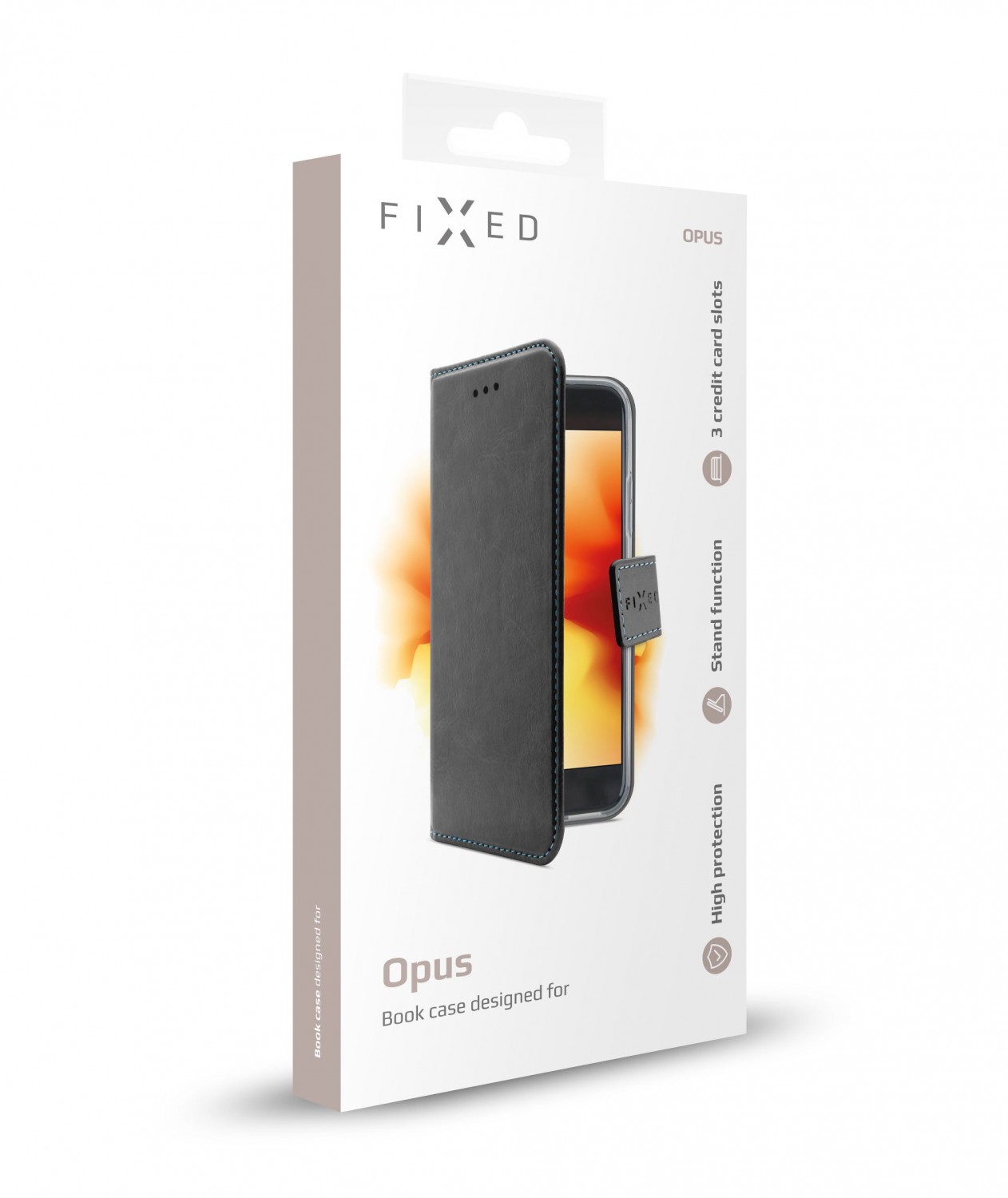 FIXED Opus flipové pouzdro pro Huawei Y6 2019, černé