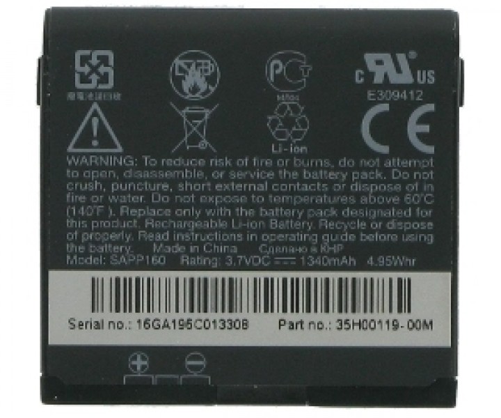Baterie HTC BA S350 Magic , Li-ION 1340 mAh, originální