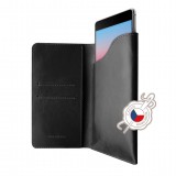 FIXED Pocket Book Kožené pouzdro pro Apple iPhone 6/6s/7/8, černé
