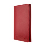 FIXED Pocket Book Kožené pouzdro pro Apple iPhone X/XS/11 Pro, červená