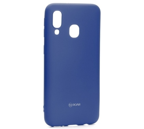 Kryt ochranný Roar Colorful Jelly pre Samsung Galaxy A40, tmavo modrá
