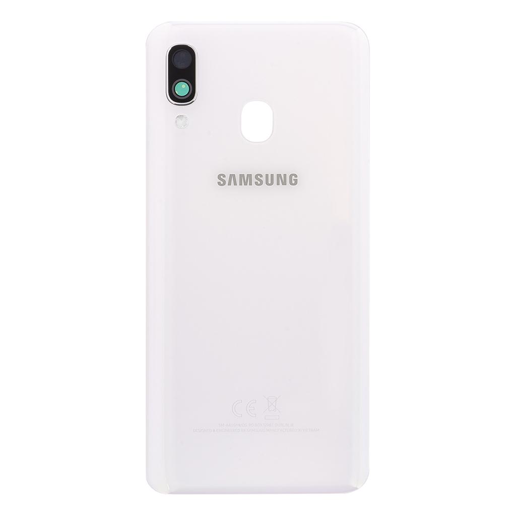 Kryt baterie Samsung Galaxy A40 white (Service Pack)