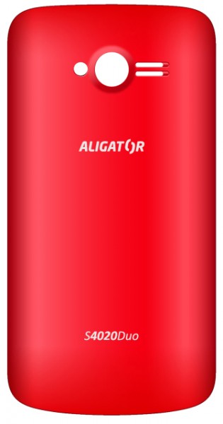 Zadný kryt ALIGATOR S4020 DUO, originálne, Red