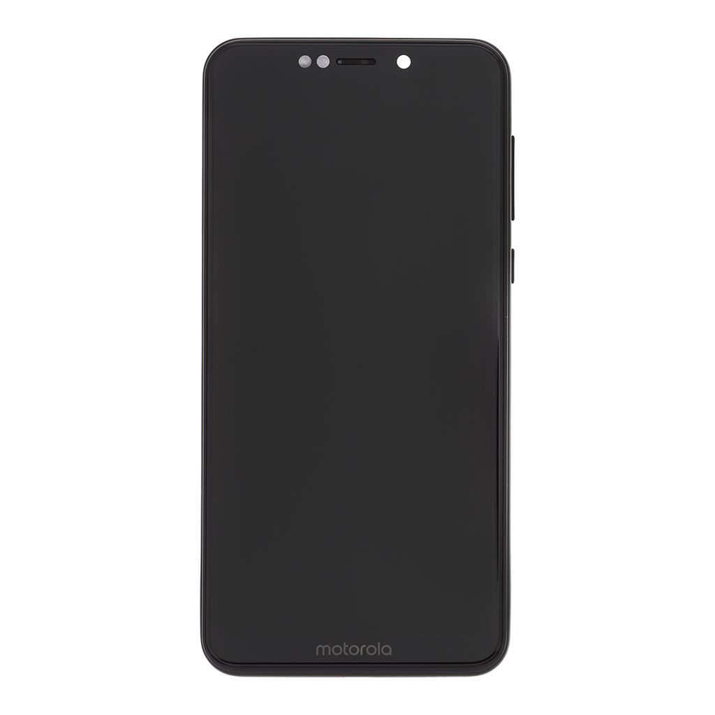 LCD + dotyk + přední kryt pro Motorola One, black