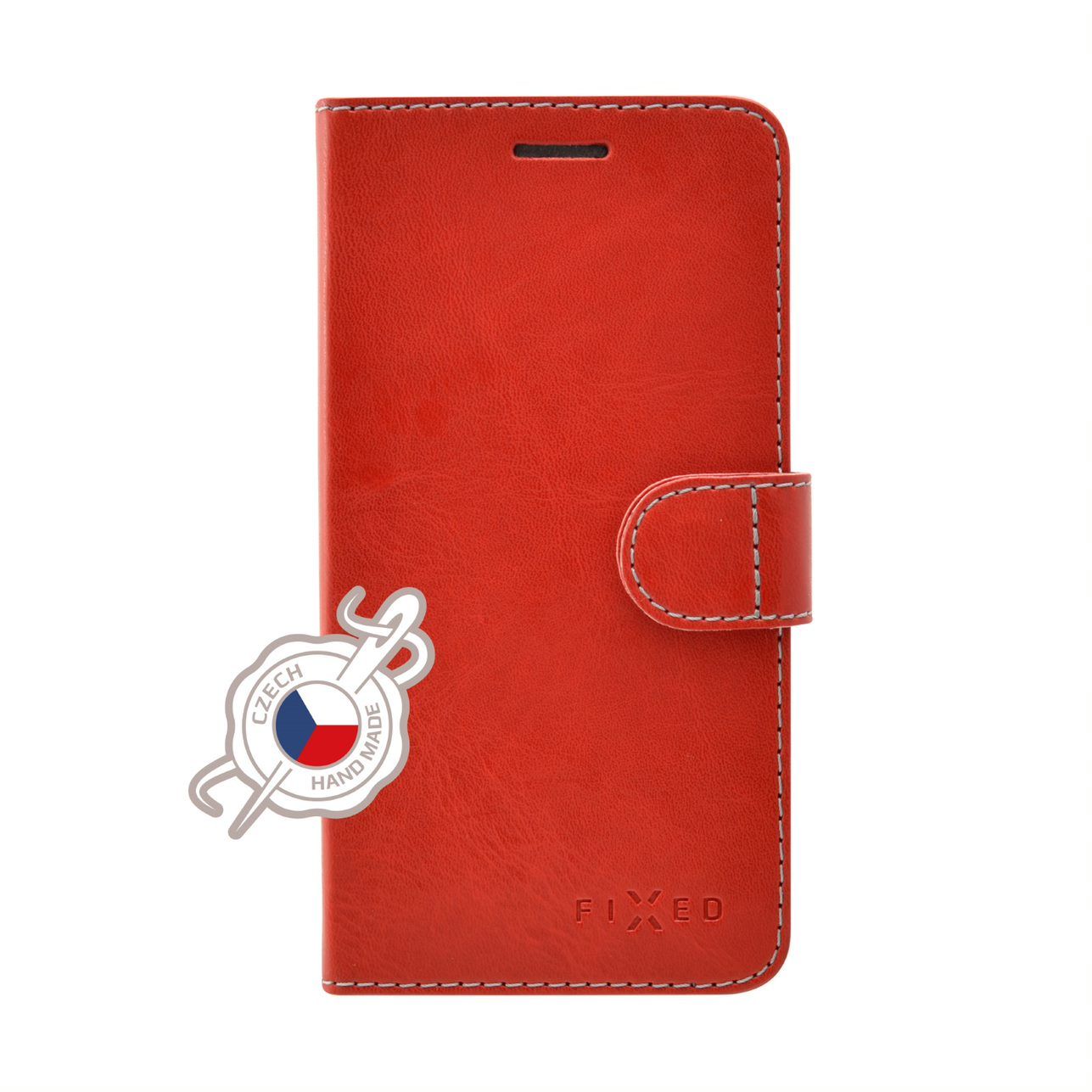 FIXED FIT flipové pouzdro pro Xiaomi Redmi 7, červené