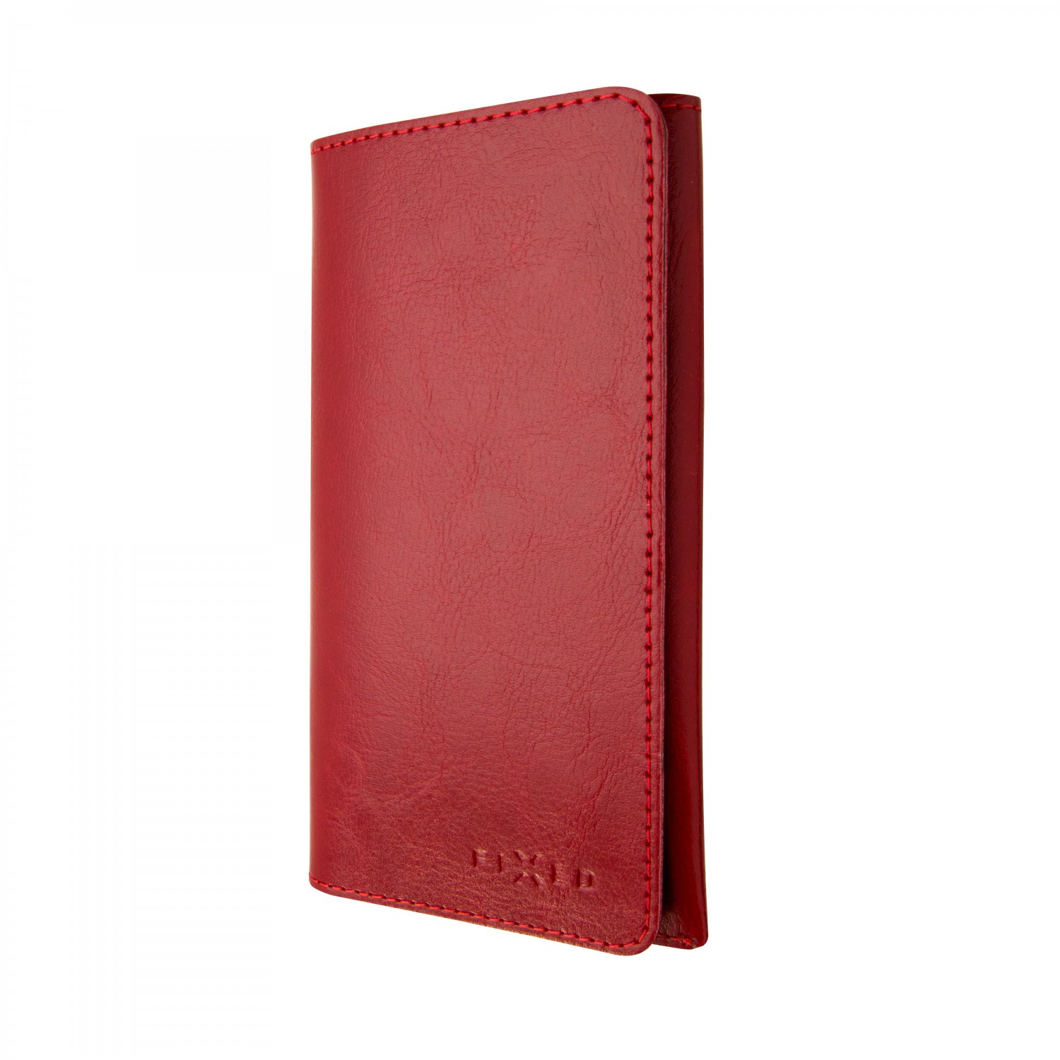 FIXED Pocket Book Kožené pouzdro pro Apple iPhone XR/11, červená