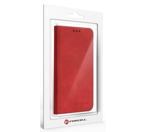 Forcell SILK flipové pouzdro pro Apple iPhone XS Max 6.5", červené