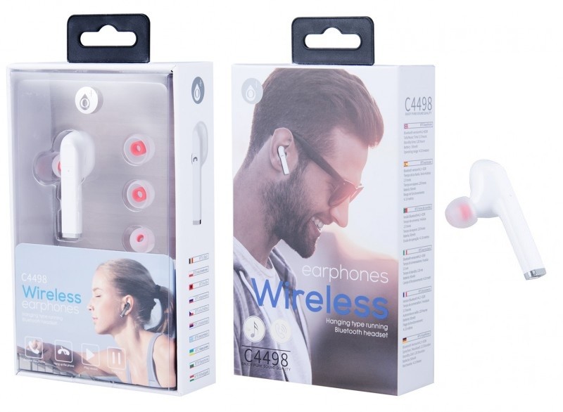 Bluetooth Headset PLUS C4498, white