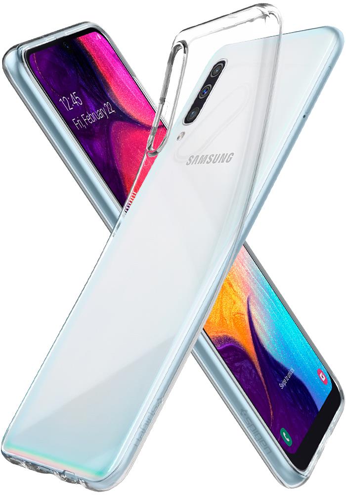 Ochranný kryt Spigen Liquid Crystal pro Samsung Galaxy A50, transparentní