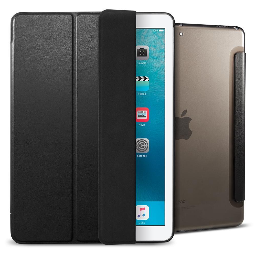 Flipové puzdro Spigen Smart Fold pre Apple iPad 2017, čierne