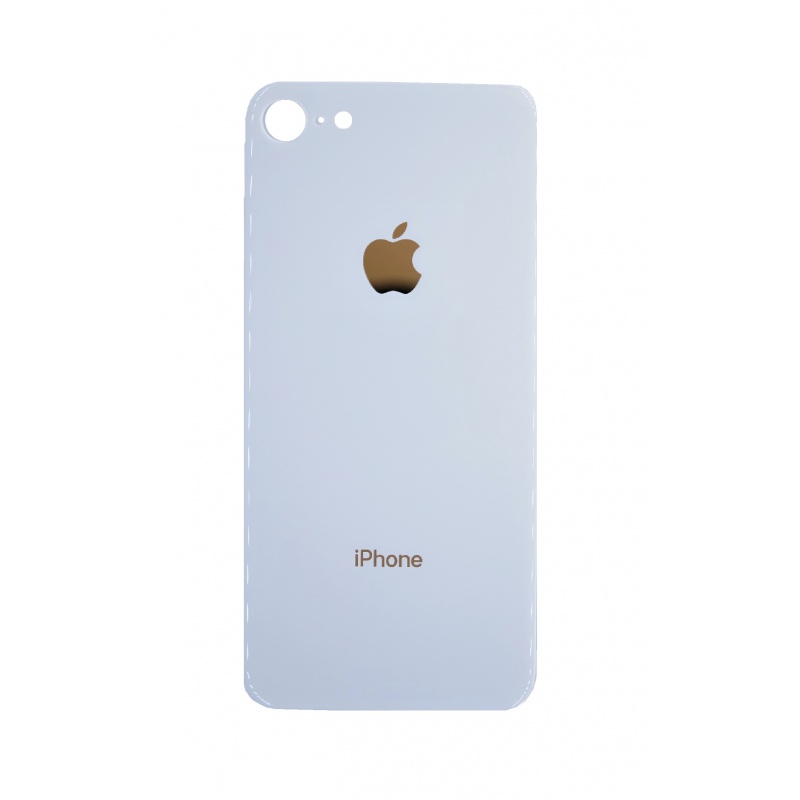 Zadný kryt batérie Back Cover Glass na Apple iPhone 8, silver