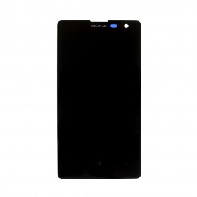 LCD + dotyk + rámček pre Nokia Lumia 830, black OEM