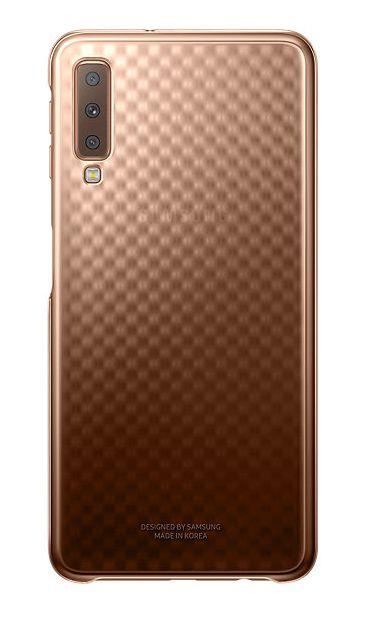 Ochranný kryt gradation cover pre Samsung Galaxy A7 2018, zlatý