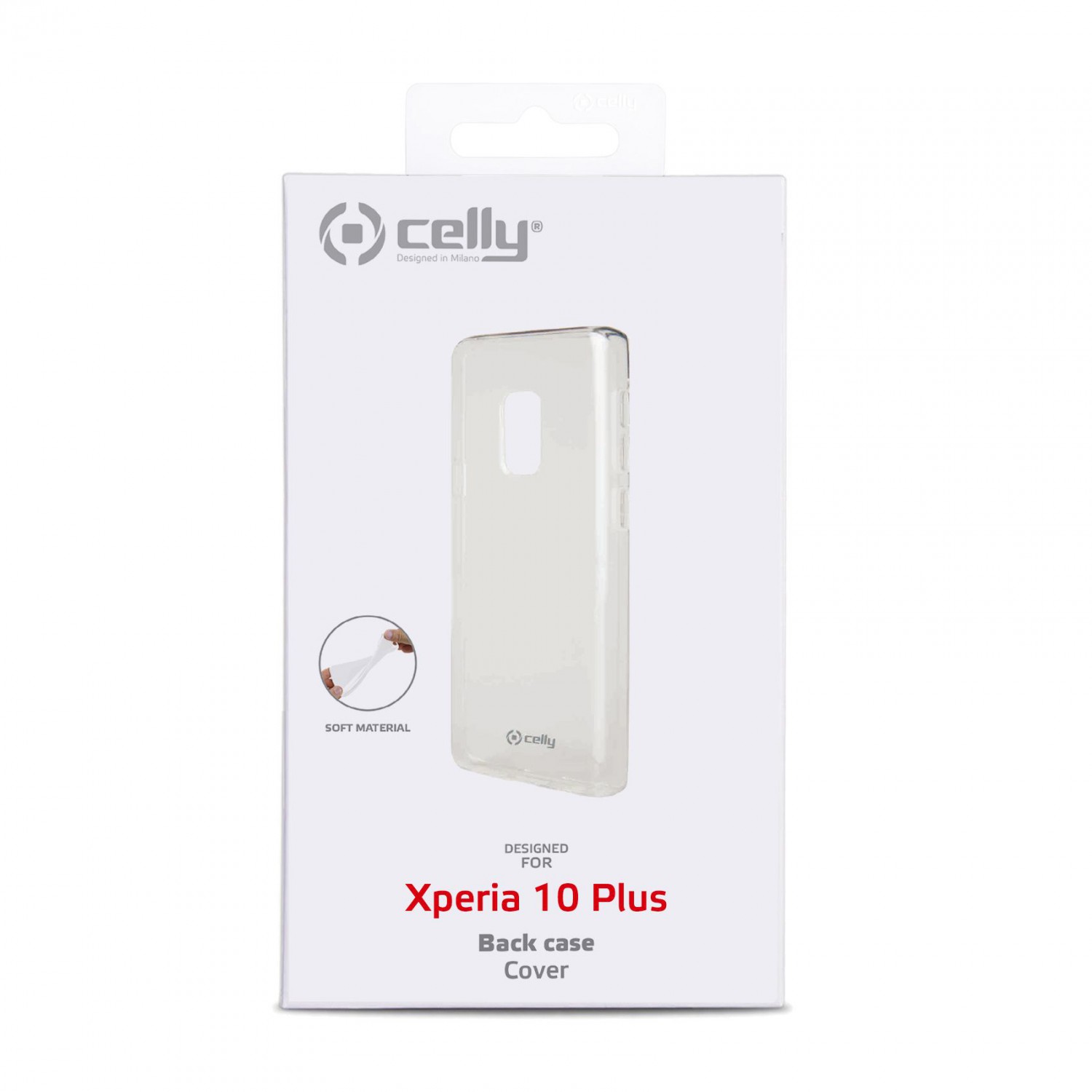 Silikónové puzdro CELLY Gelskin pre Sony Xperia 10 Plus, bezfarebné