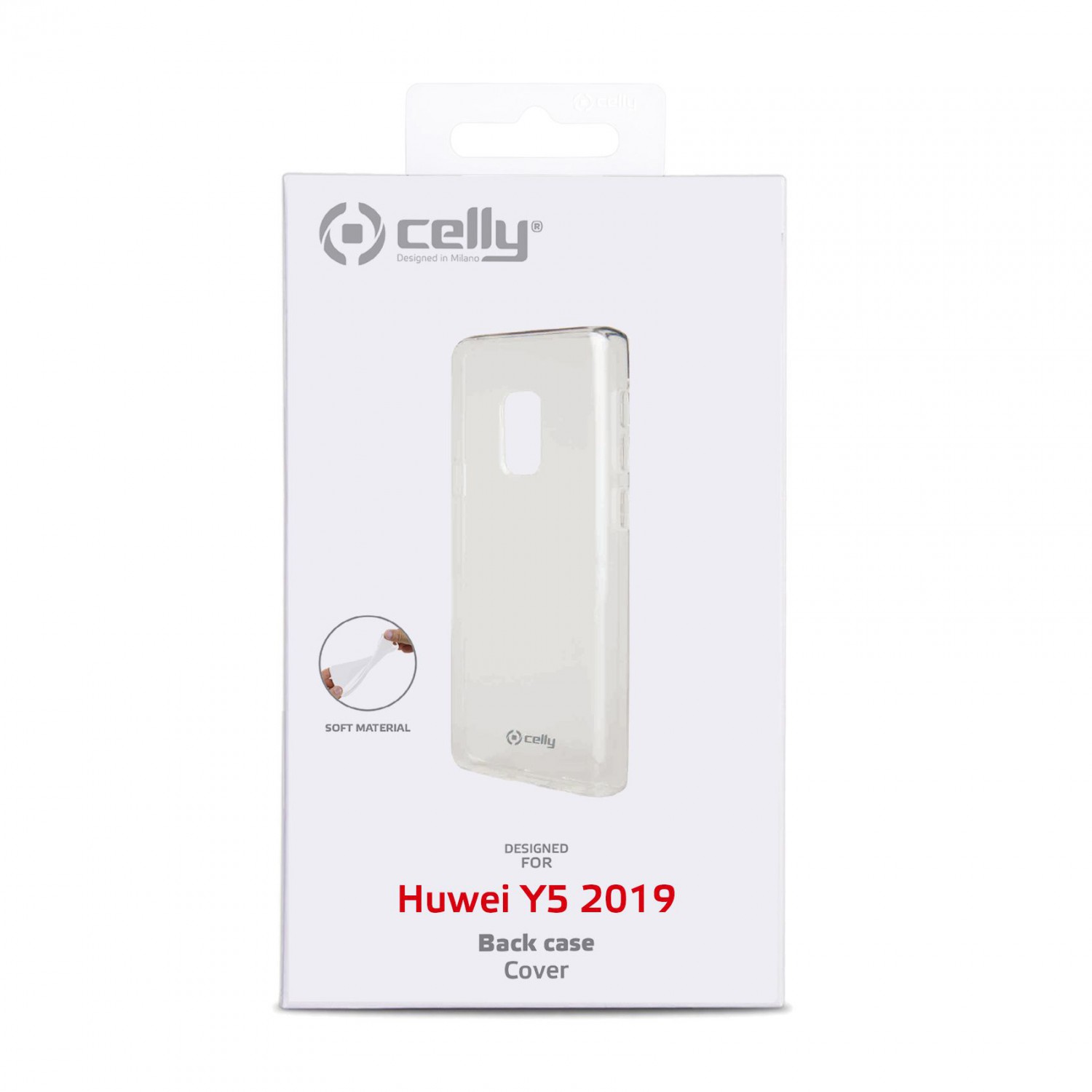 Silikónové puzdro CELLY Gelskin pre Huawei Y5 (2019), bezfarebné