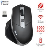 Bezdrátová dobíjecí myš TRUST Evo-rx Advanced Wireless černá