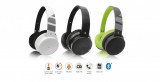 Bluetooth slúchadlá ALIGATOR AH02, FM, SD karta, čierna