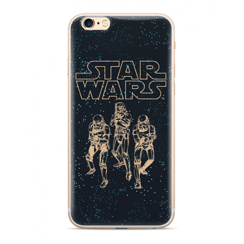 Zadný kryt Star Wars 005 pre Apple iPhone XS, dark blue