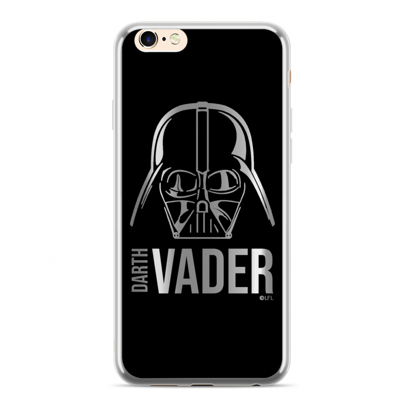 Zadný kryt Star Wars Darth Vader Luxury Chrome 010 pre Apple iPhone XS Max, silver