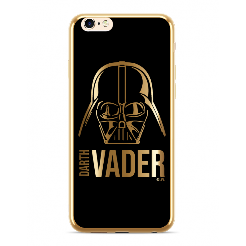 Zadný kryt Star Wars Darth Vader Luxury Chrome 010 pre Apple iPhone XS Max, gold