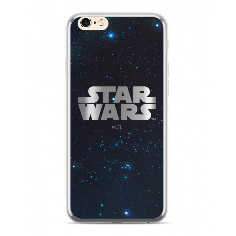 Zadný kryt Star Wars Luxury Chrome 003 pre Apple iPhone XR, silver