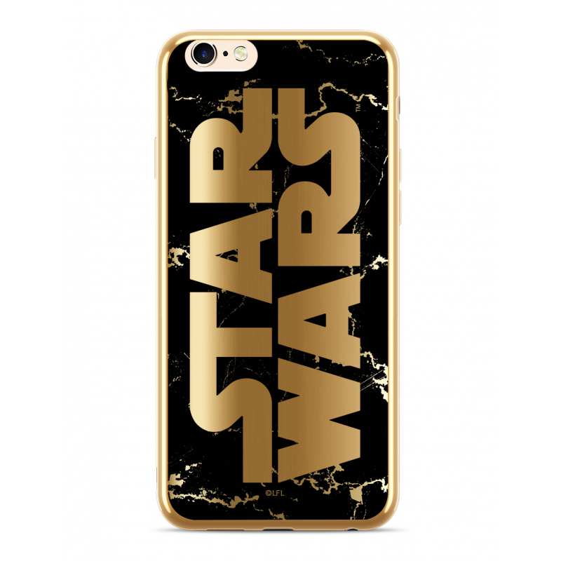 Zadný kryt Star Wars Luxury Chrome 007 pre Apple iPhone X, gold